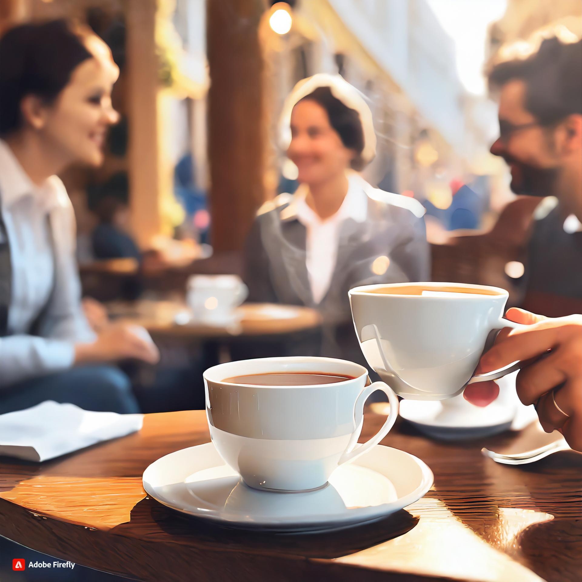 Firefly rencontre de personnes autour d un tasse de the dans un cafe 48846